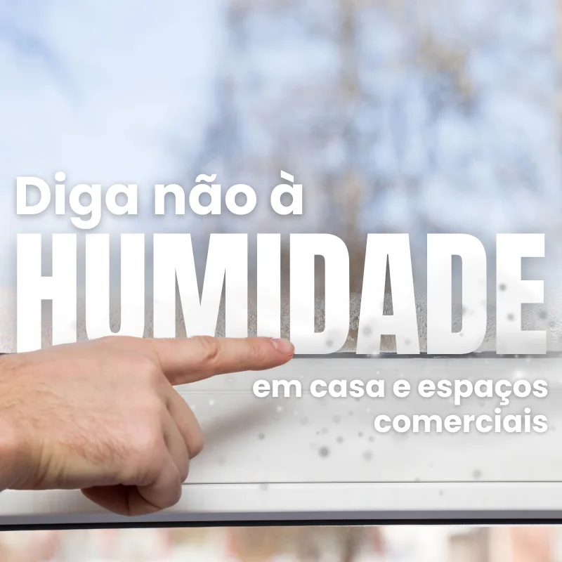 Diga não à humidade em casa e espaços comerciais