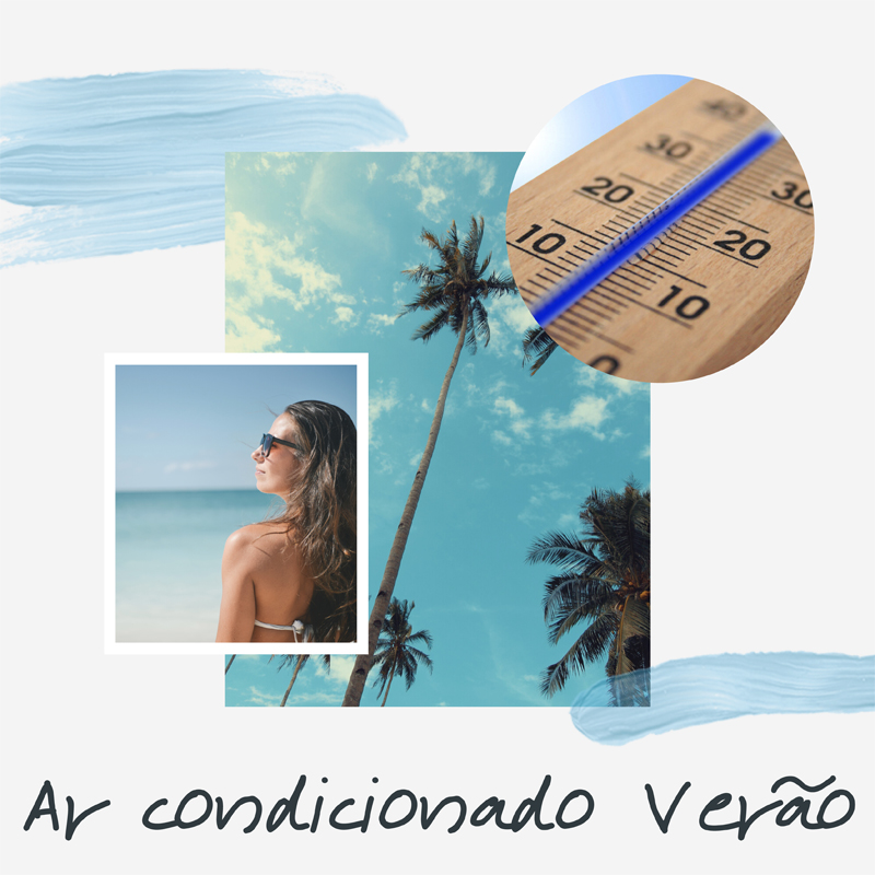 Ar condicionado no verão