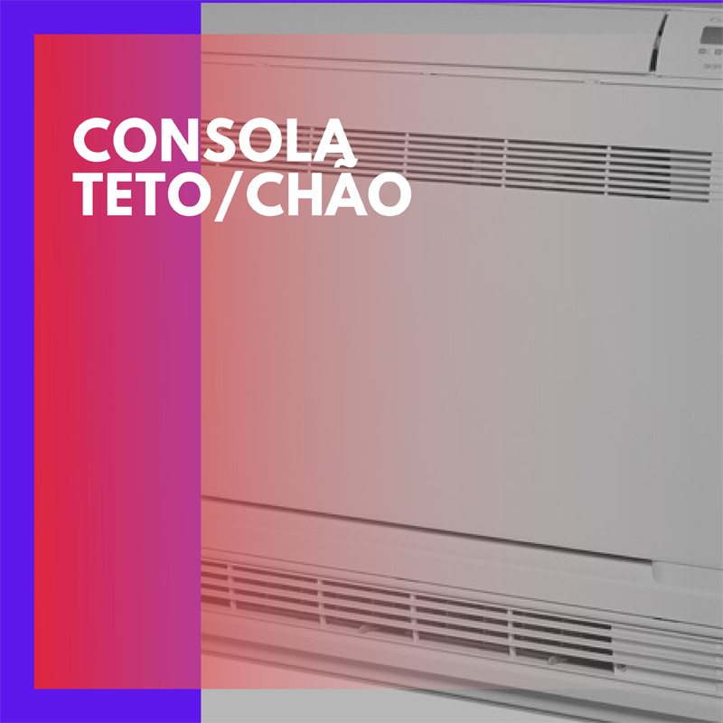 O que diferencia o ar condicionado chão/teto?