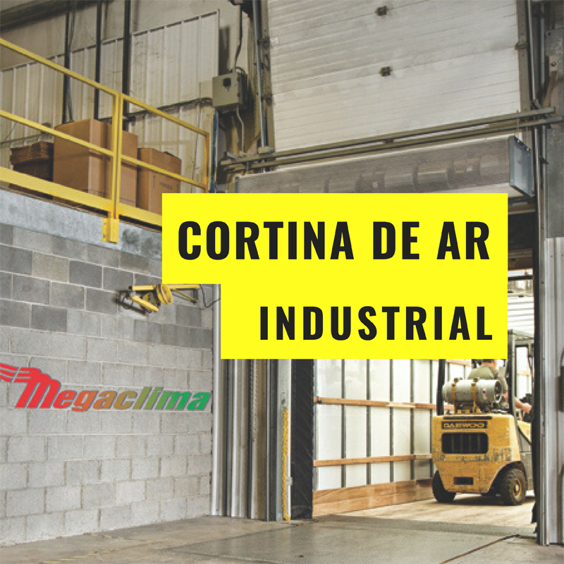 Cortinas de ar de aplicação industrial