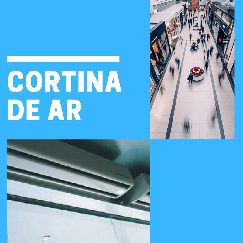 A cortina de ar condicionado para porta